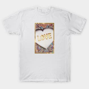 Golden Pastel LOVE T-Shirt